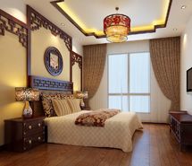  Chinese style decoration model room - national spirit conveyed through design
