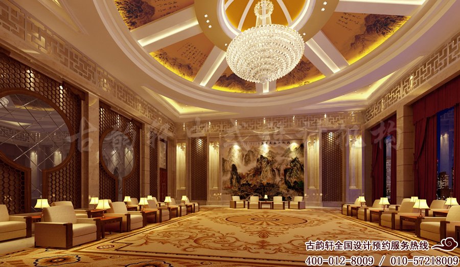 中式酒店装修图
