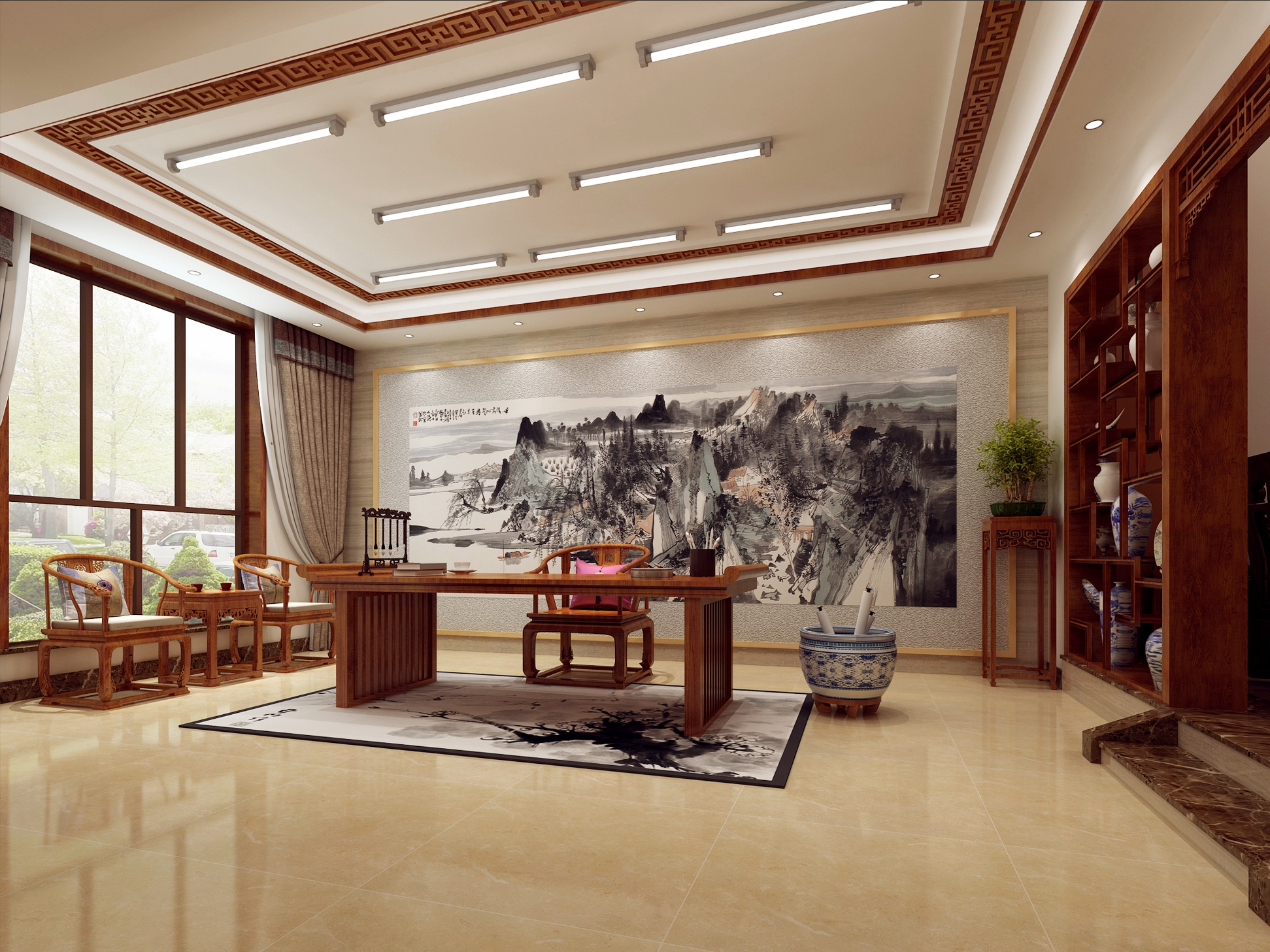  写意闲适，如诗如画|古韵轩北京房山现代中式别墅设计 